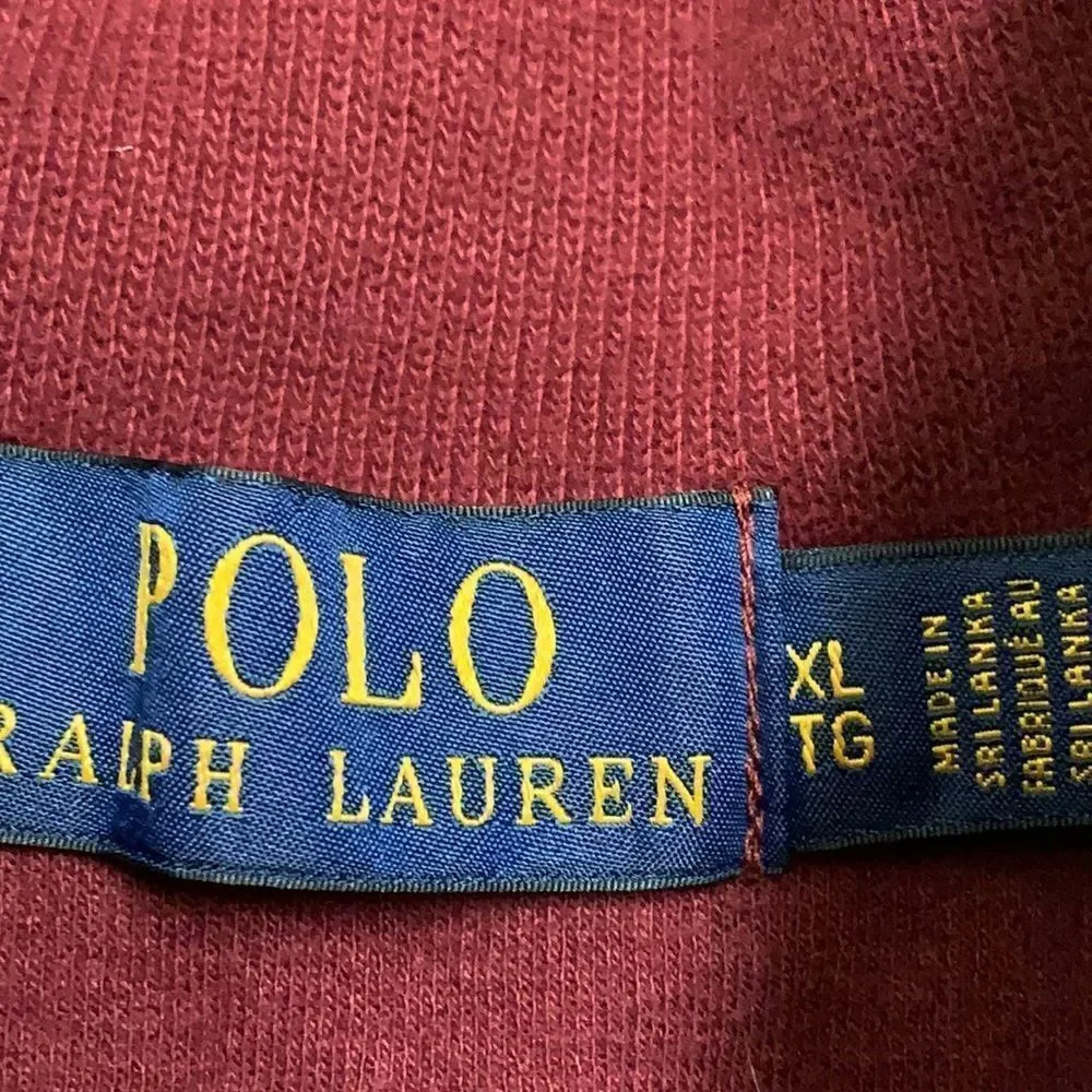 Mens Polo Ralph Lauren Quarter Zip‎ Sweater Pullover